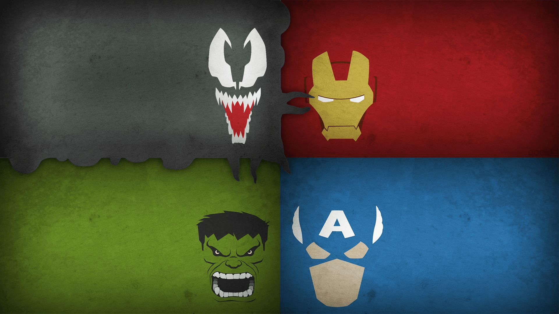 comics, Hulk, Venom, Iron Man, Captain America Wallpaper HD