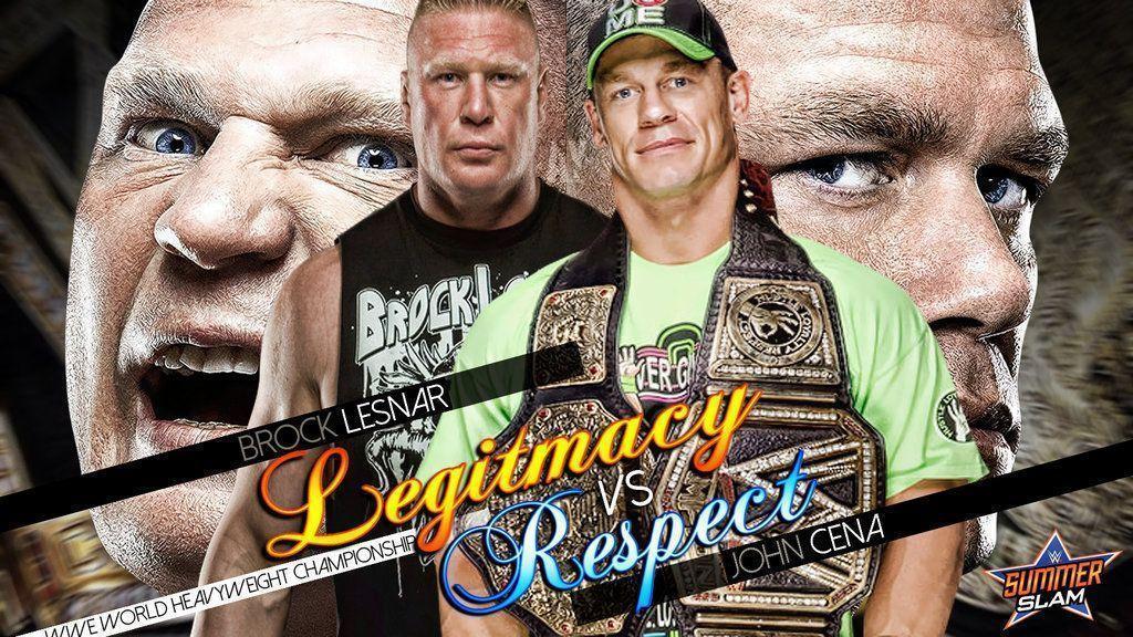 John Cena vs Brock Lesnar Matchcard