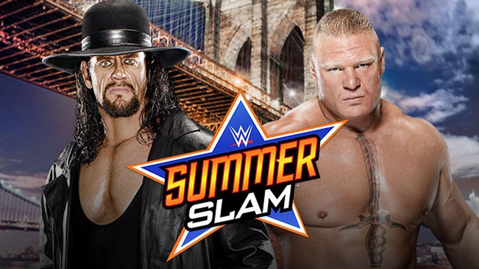 WWE SummerSlam 2015 main event official: Undertaker vs. Brock