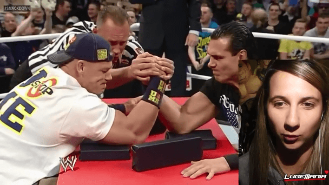 WWE Smackdown 11 15 13 John Cena ARM WRESTLES Alberto Del Rio Live