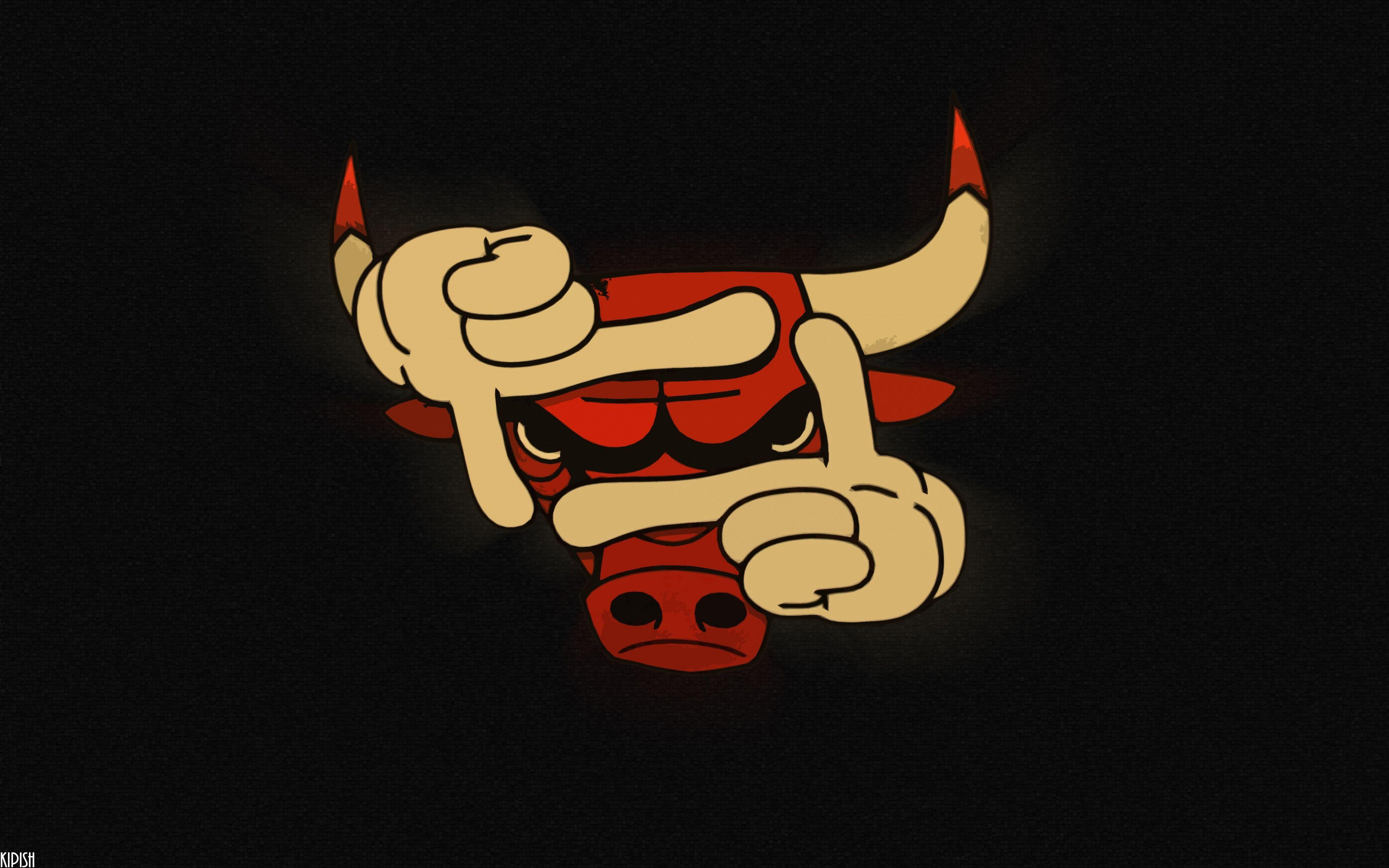 Chicago Bulls NBA Basketball Team Logo Wallpaper