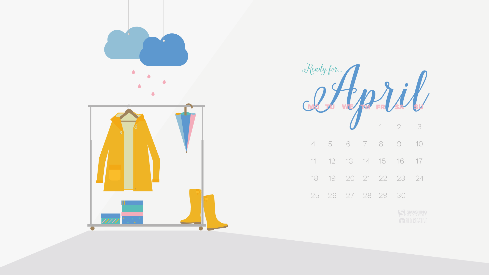Desktop Wallpaper Calendars: April 2016