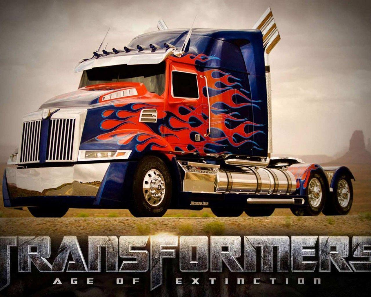 Picture Optimus Prime Truck Transformers 4 Age of Extinction
