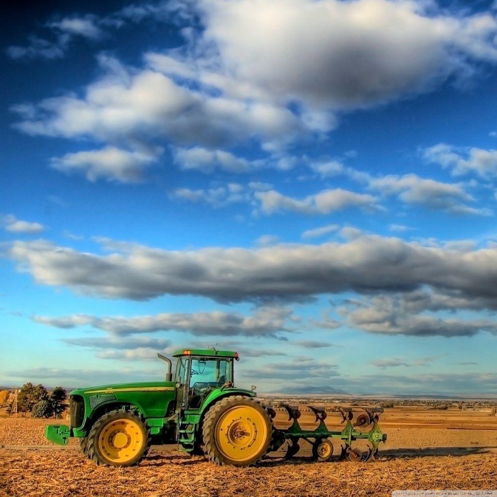 John Deere Tractor HD desktop wallpaper, Widescreen, High