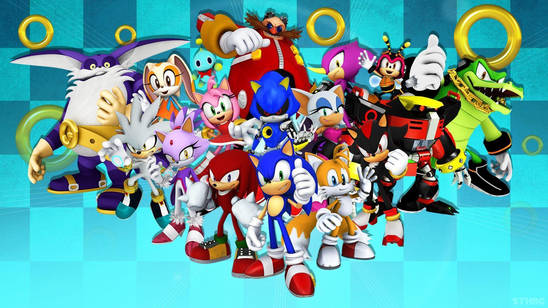 Sonic Characters Sonic The Hedgehog Wallpaper 4448970 - vrogue.co
