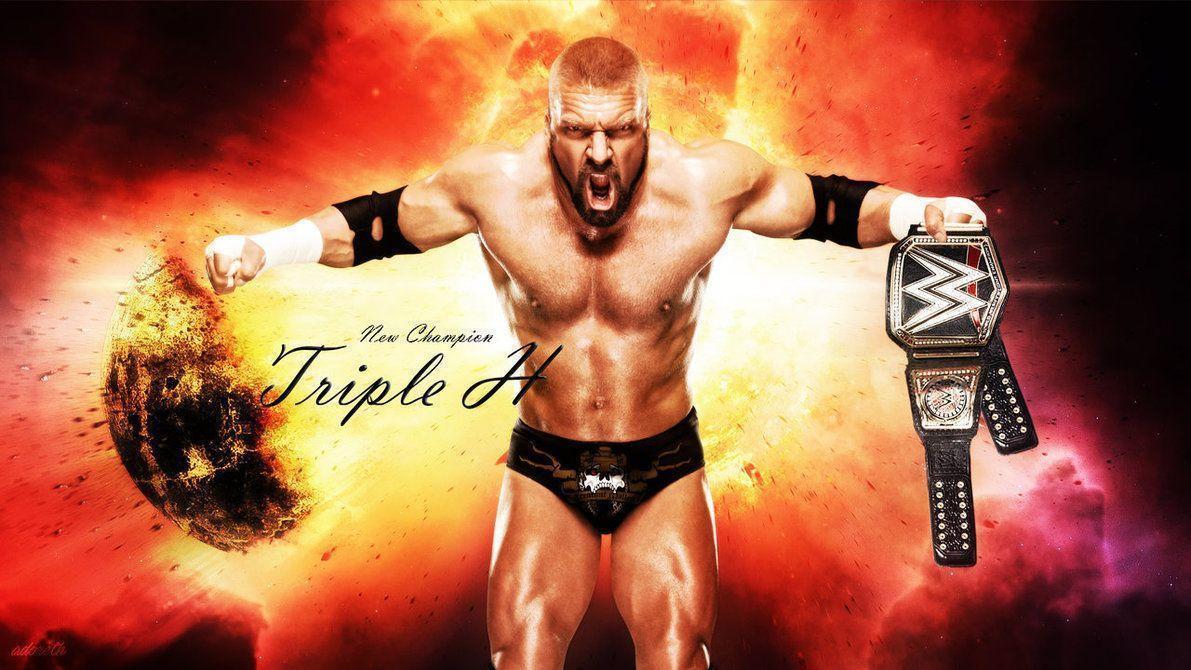 New Champion Triple H Wallpaper!