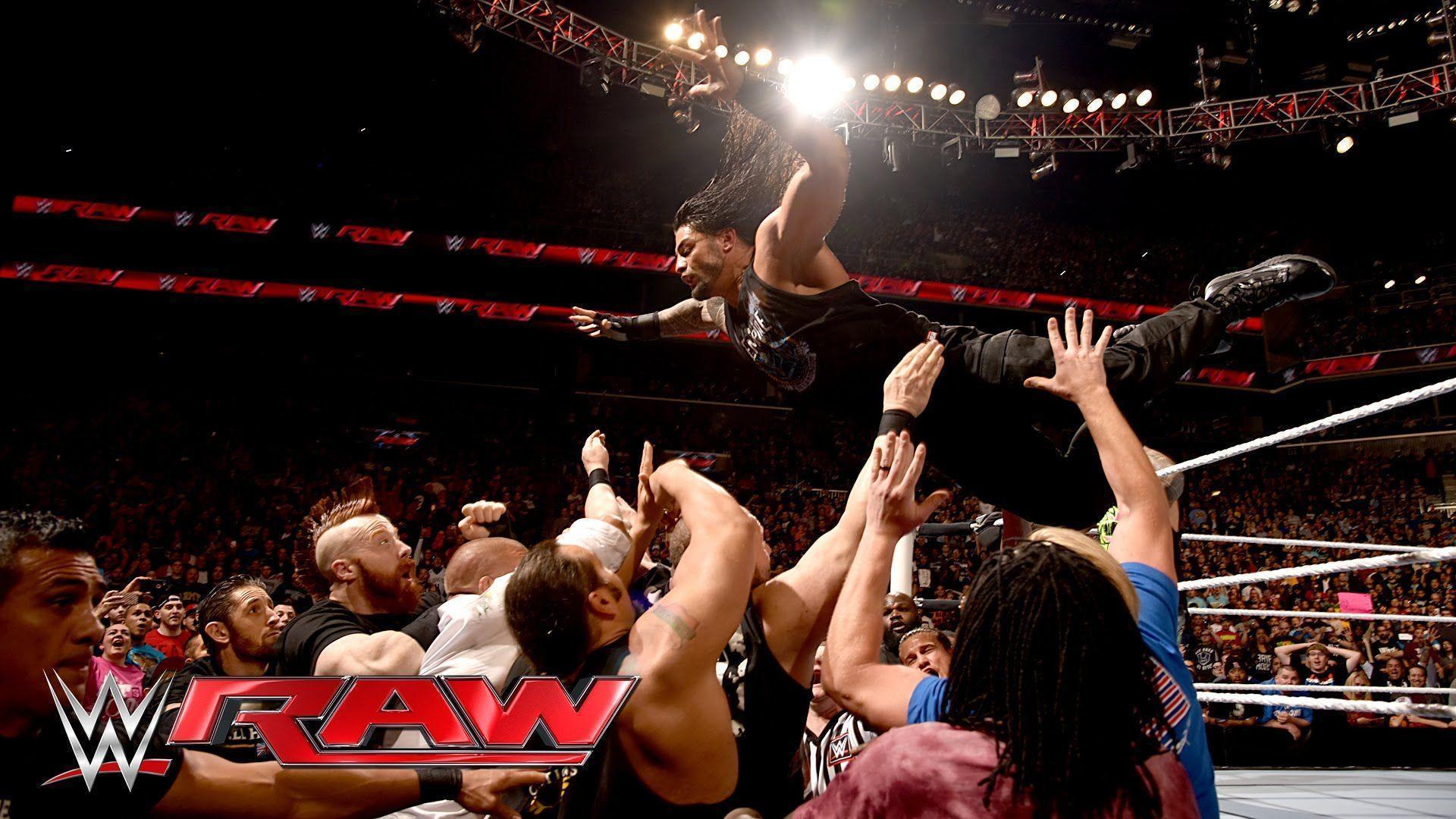 Roman Reigns sparks a chaotic brawl with Triple H: Raw, March 28