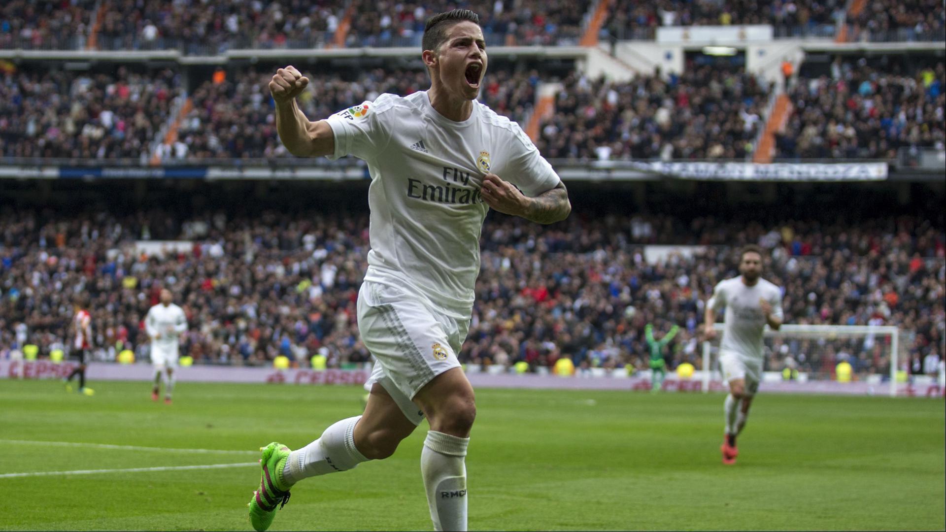 James Rodriguez Real Madrid Team Photo for Wallpaper. HD