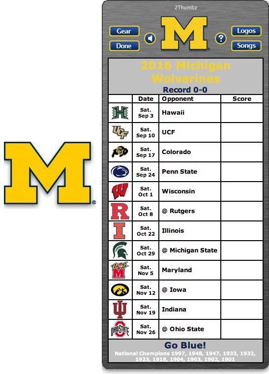 about Michigan Wolverines Football Schedule