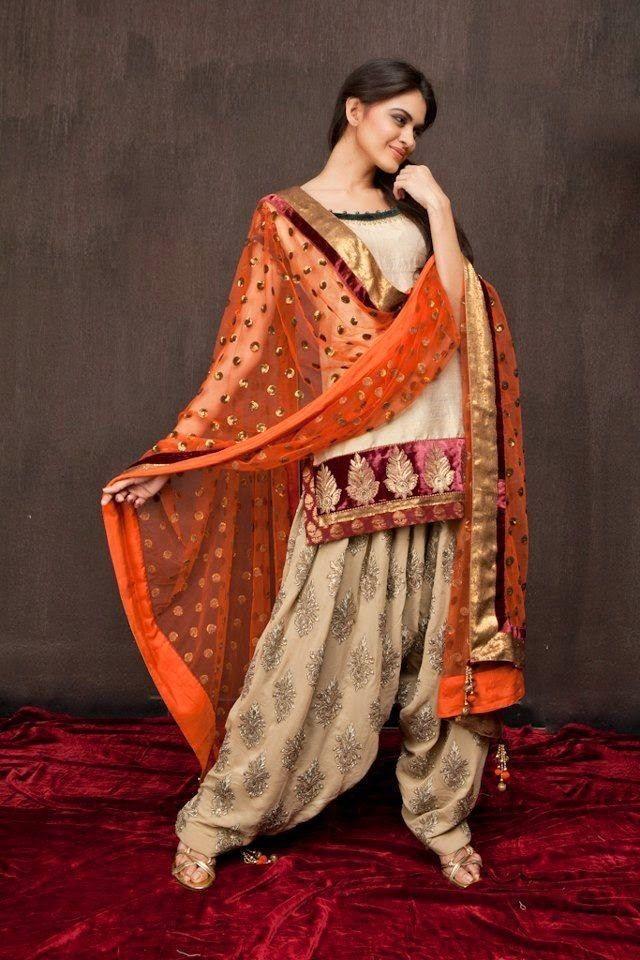 Latest Patiala Dresses Image 2016 For Punjabi Girls. Indian