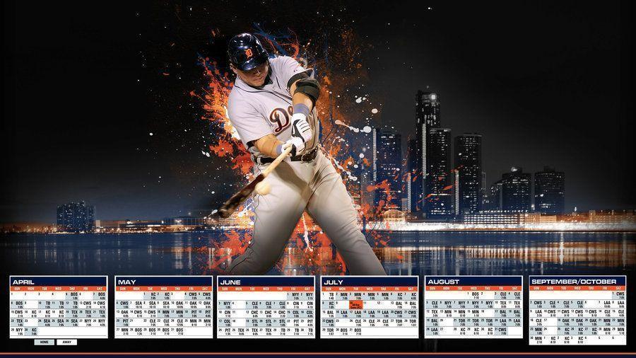 Detroit Tigers Wallpaper Schedule for your lock screen