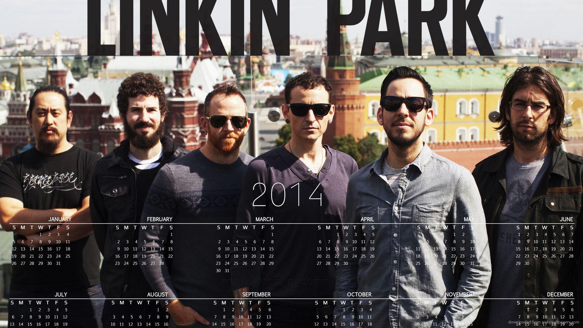 Download 1920x1080 Linkin Park 2014 Calendar Wallpaper