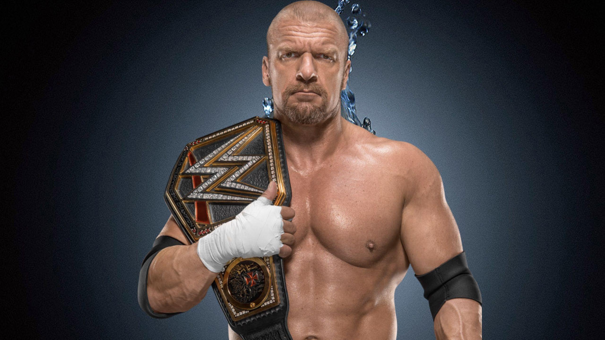 Tripale HHH wwe champion 2016 HD wallpaper