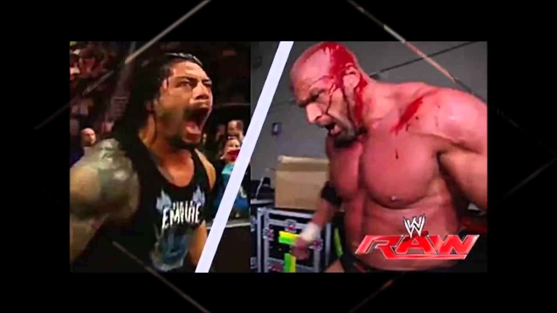 Roman reigns returned and attacked Triple H (2016) "HD"