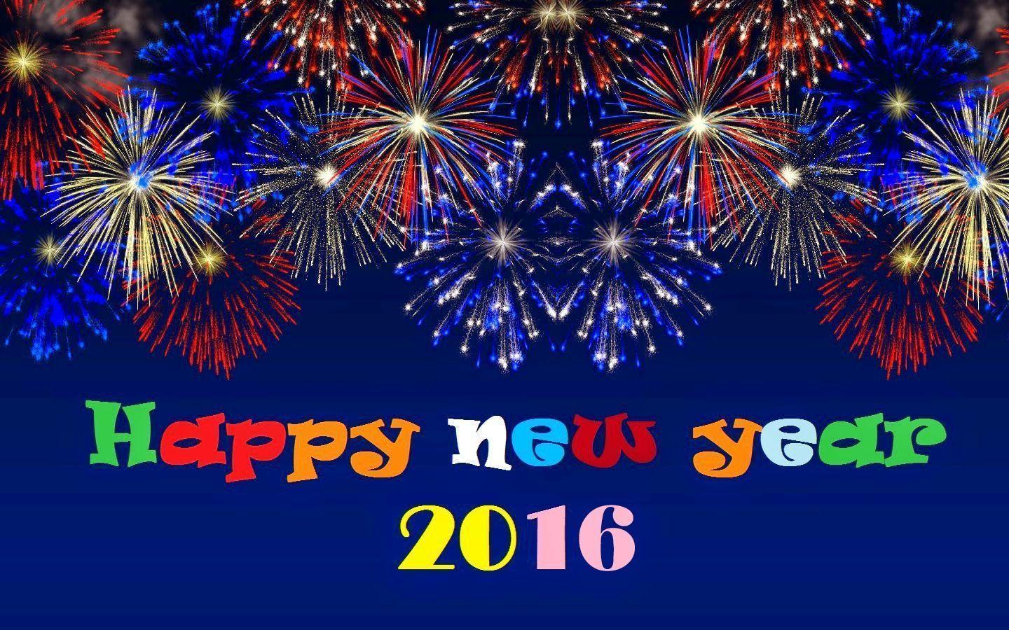 Beautiful Happy New Year Eve Fireworks Image. Happy New Year