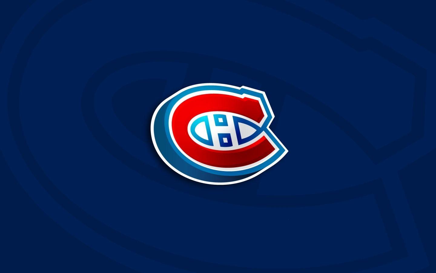 NHL Montréal Canadiens Logo Blue wallpaper HD 2016 in Hockey