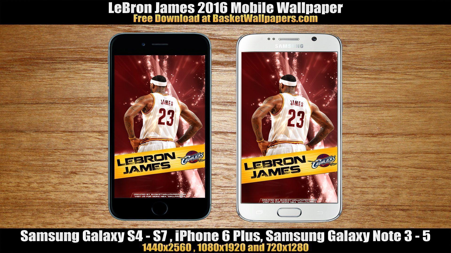 LeBron James Cleveland Cavaliers 2016 Mobile Wallpaper