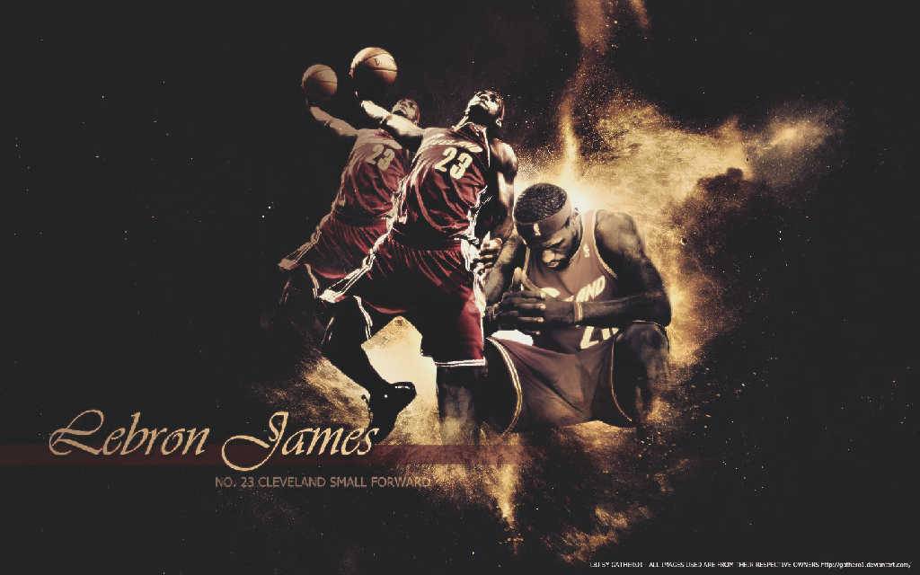 Cleveland Cavaliers LeBron James Dunk