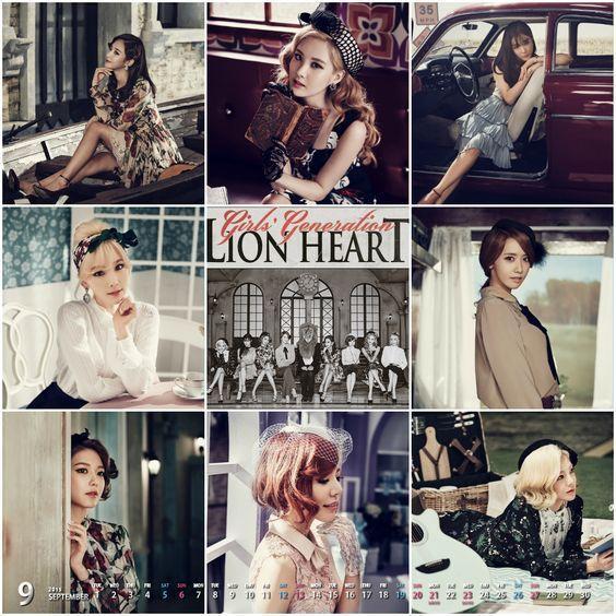 LionHeart Calendar1509❃Snsd Wallpaper. Girls&; Generation