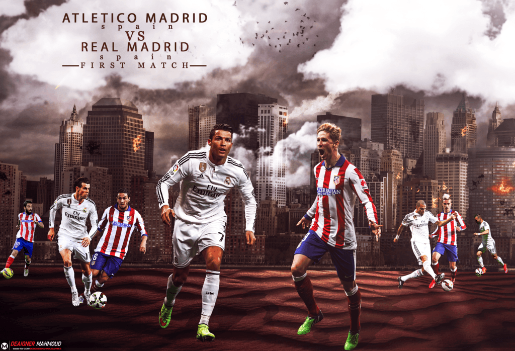 Wallpaper real madrid vs atletico madrid