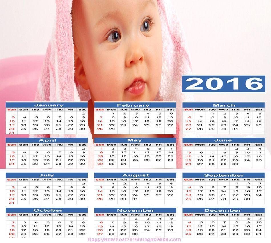 New Year 2016 Calender. Happy New Year 2016 Image Wishes HD