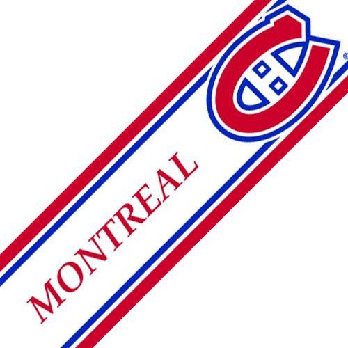 NHL Montreal Canadiens Self Stick Hockey Wall Border Roll