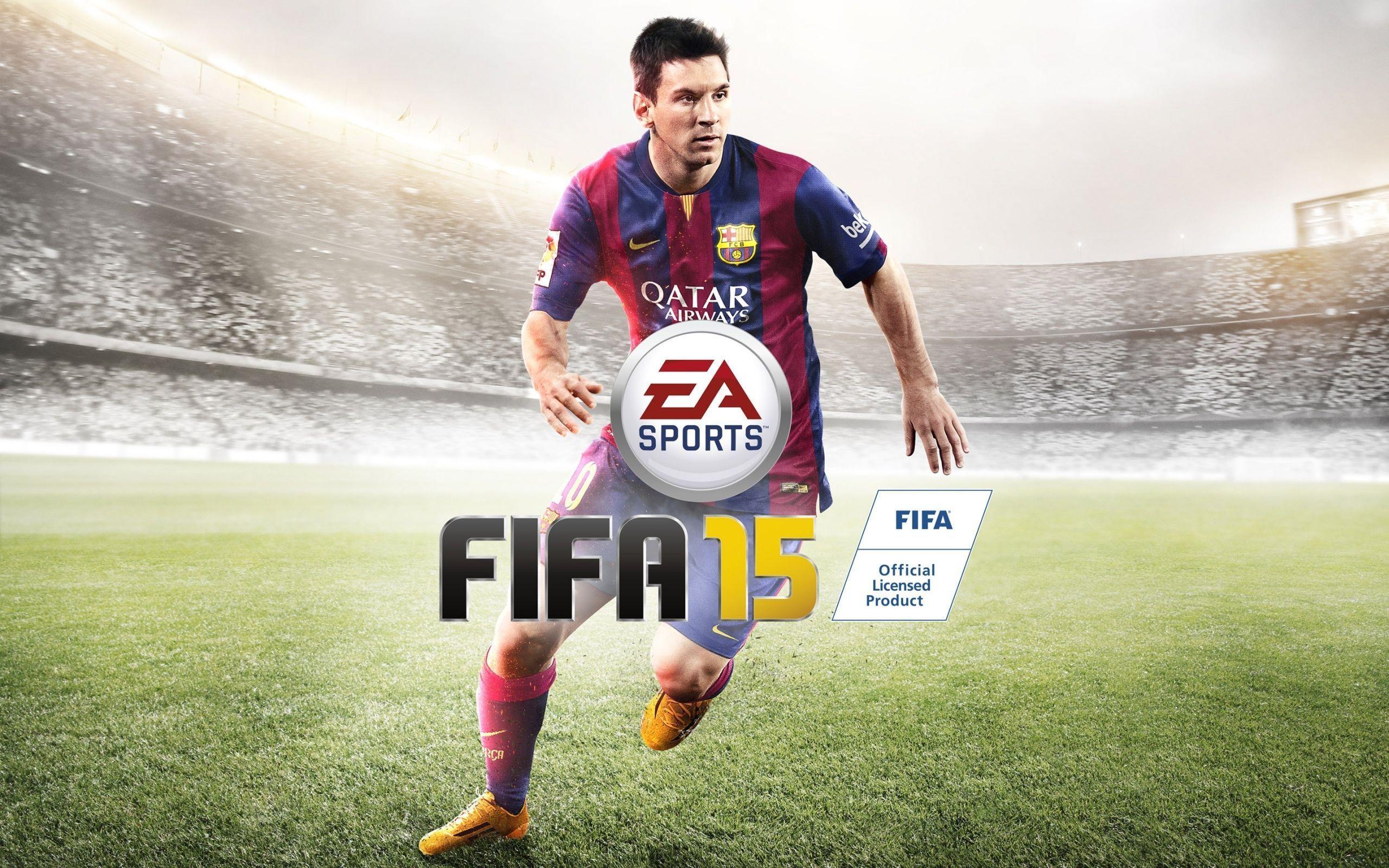 Wallpapers Fifa 15 Game Poster Lionel Messi Hd 1080p Desktop