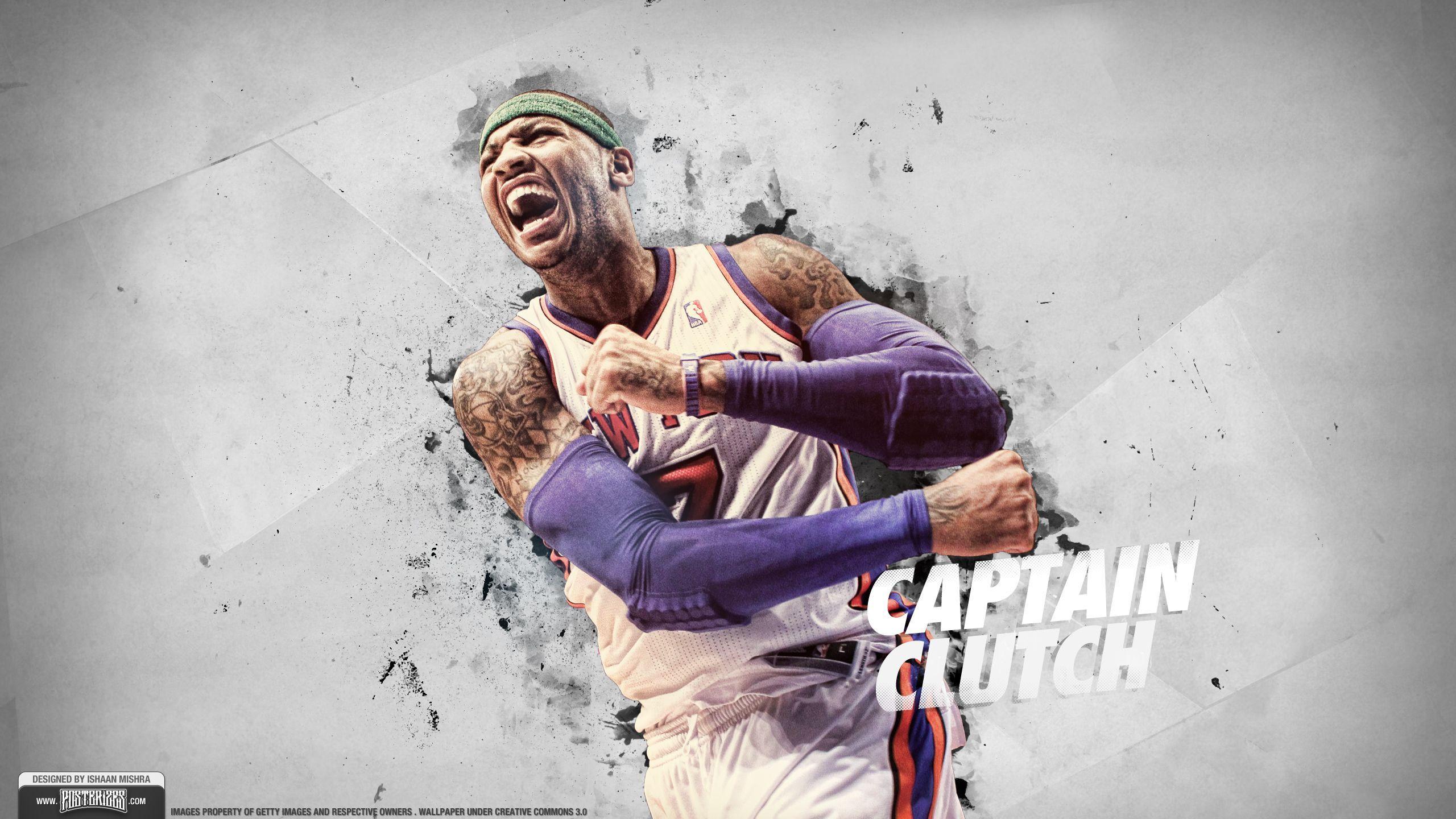 Carmelo Anthony “Captain Clutch” Wallpaper