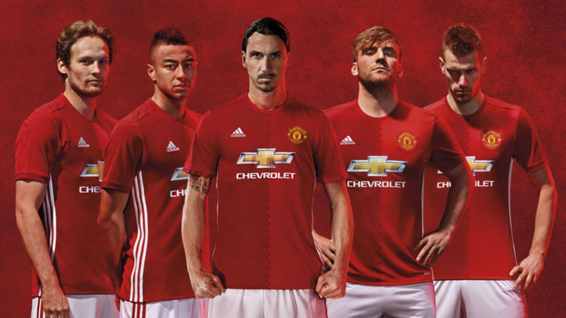 Manchester United Launch New Adidas Home Kit For 2016 17