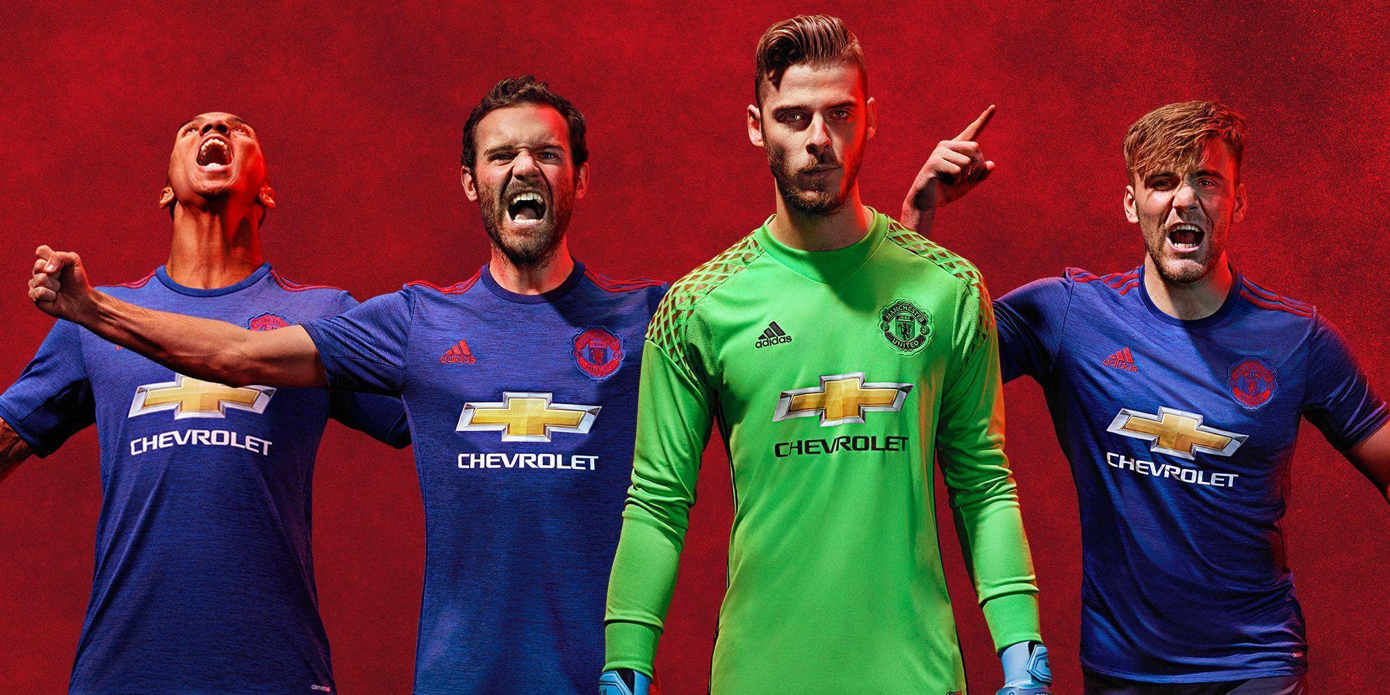 Adidas And Manchester United Reveal New Blue Away Kit For 2016 17