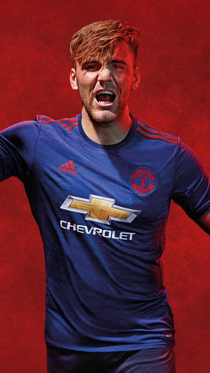 Luke Shaw Manchester United 2016 2017 Adidas Away Kit Wallpaper