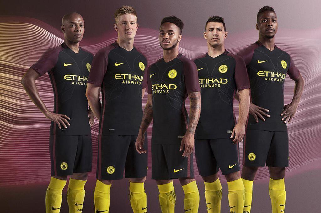 Manchester City reveal new away kit for the 2016/17 season