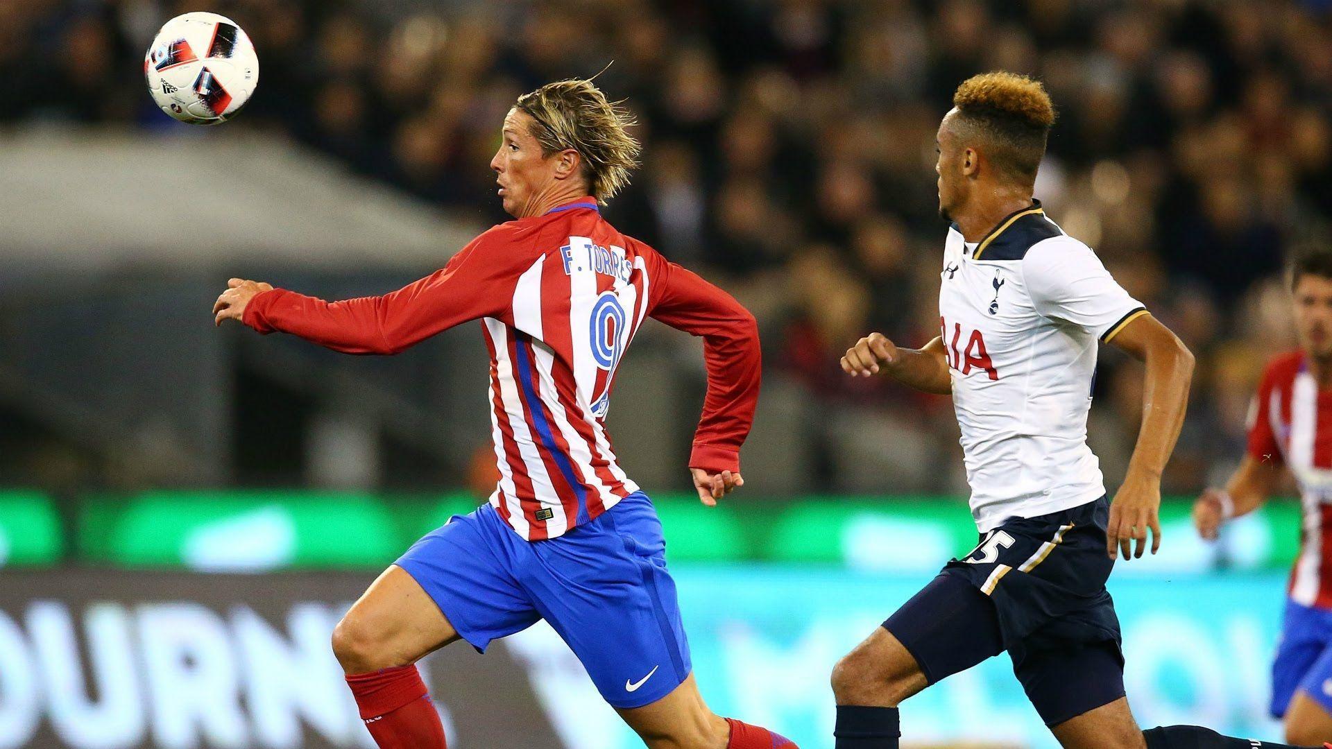 Fernando Torres AMAZING Nutmeg Atletico Madrid Vs Tottenham 1 0