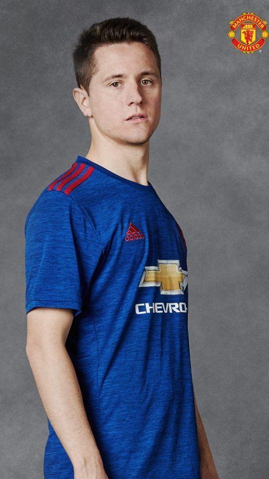 Ander Herrera Manchester United 2016 2017 Adidas Away Kit Wallpaper