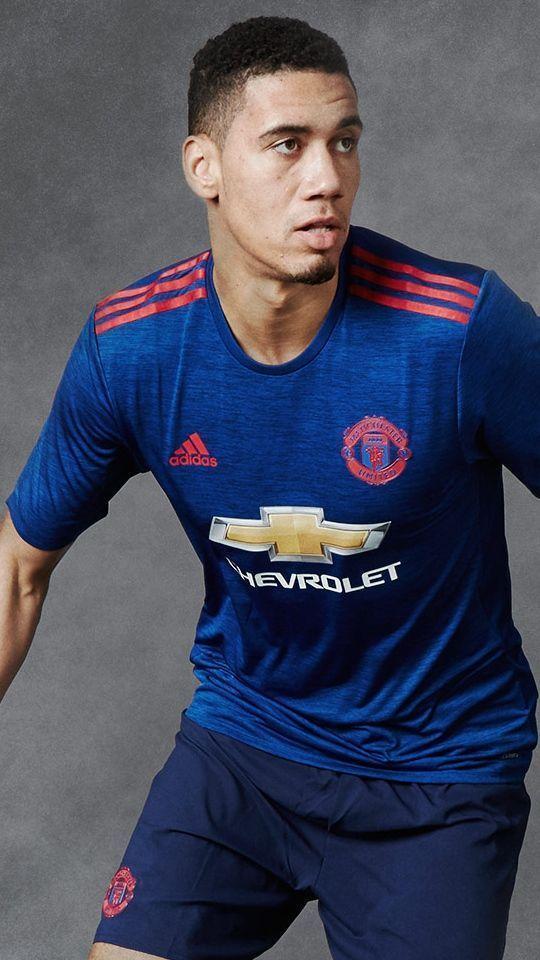 Chris Smalling Manchester United 2016 2017 Adidas Away Kit Wallpaper
