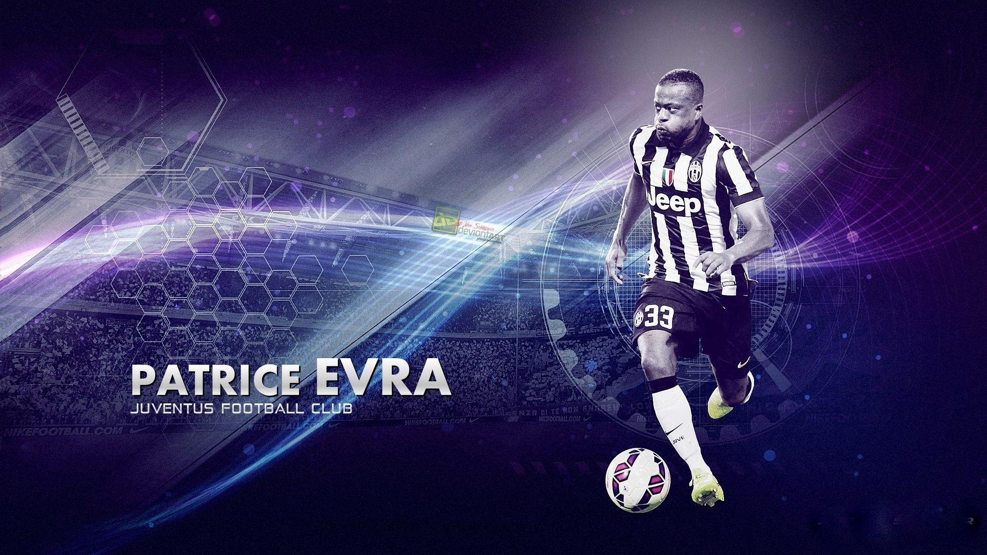 Patrice Evra Juventus Football Club Player Wallpaper