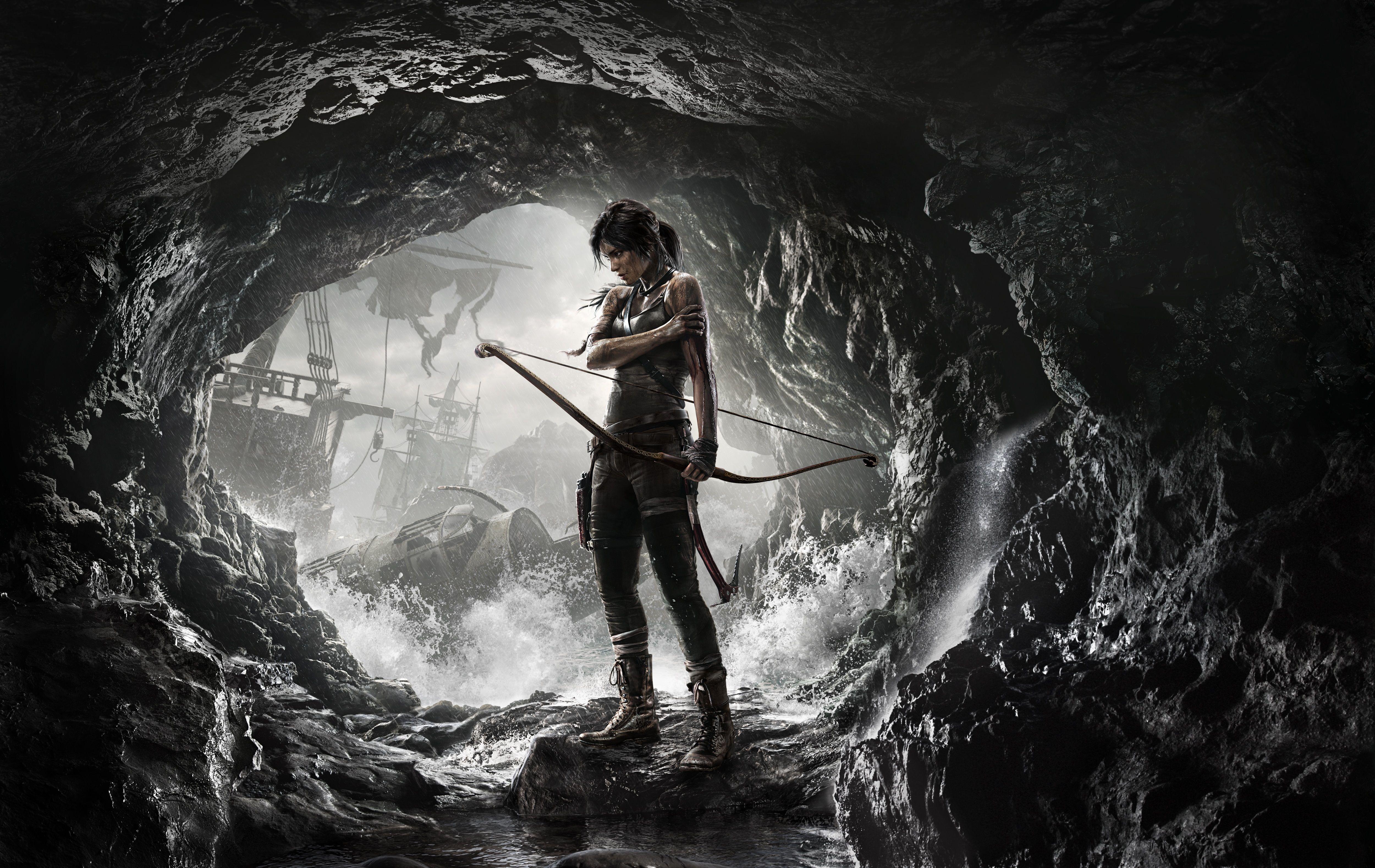 Wallpaper Rise of the Tomb Raider, Artwork, Dead, Skulls, 4K, Games