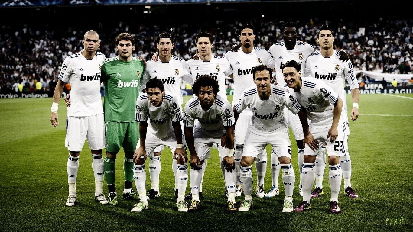 1366x768 Real Madrid, Santiago Bernabeu, Team, Champions League