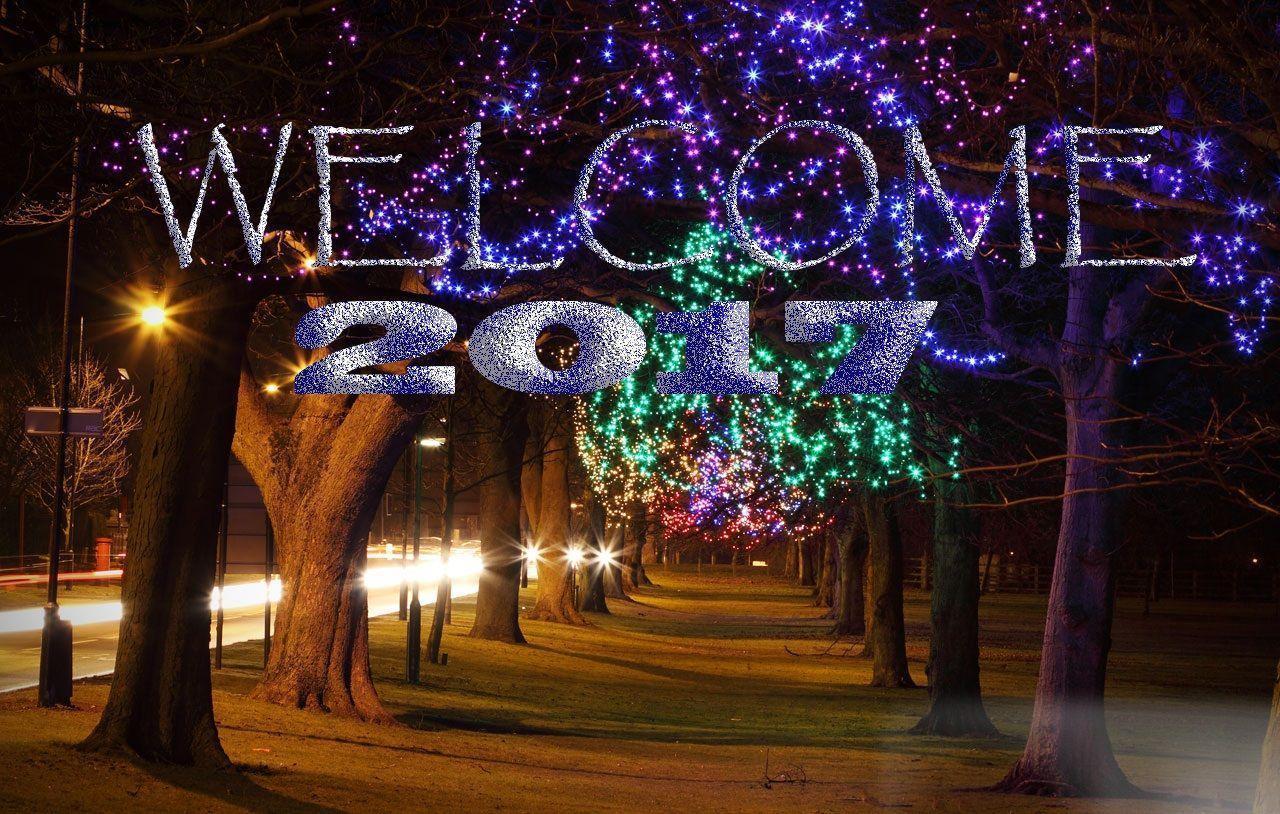 Happy New Year 2017 HD Wallpaper