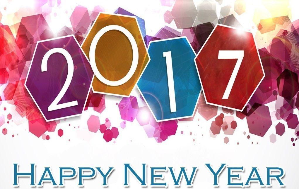 Happy New Year 2017 HD Wallpaper Image Photo & Picture