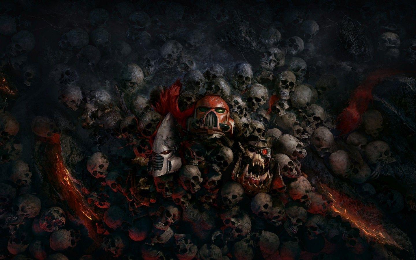 Wallpaper Dawn of War III, Warhammer 40 000, 2017 Games, PC Games
