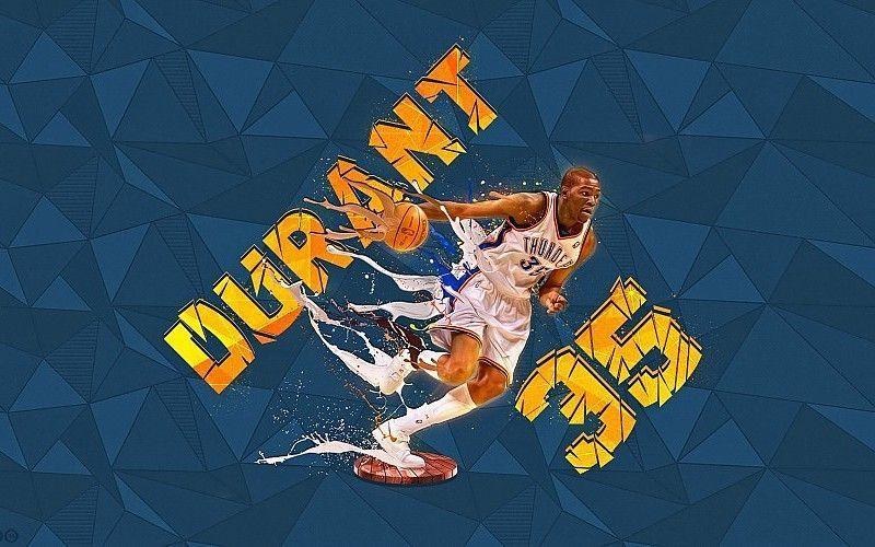 Second Kevin Durant Black Basketball NBA texts quotes free desktop