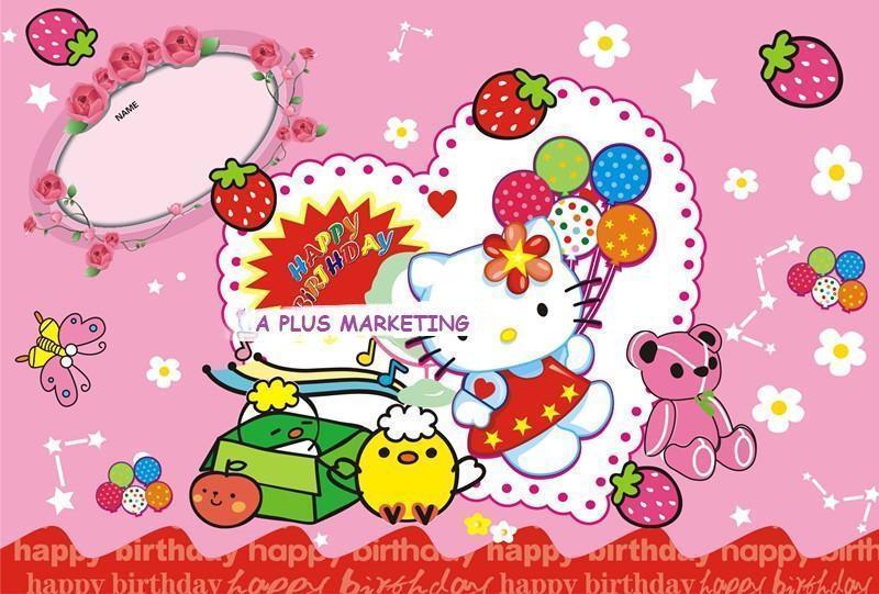 HELLO KITTY Birthday Party Poster Wallpaper End 6 15 2017 9:15:00