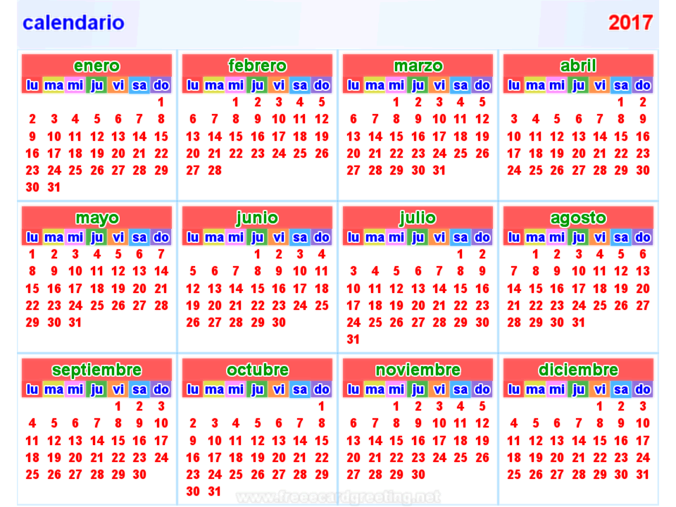 Calendar As Wallpaper. Blank Calendar In Spanish