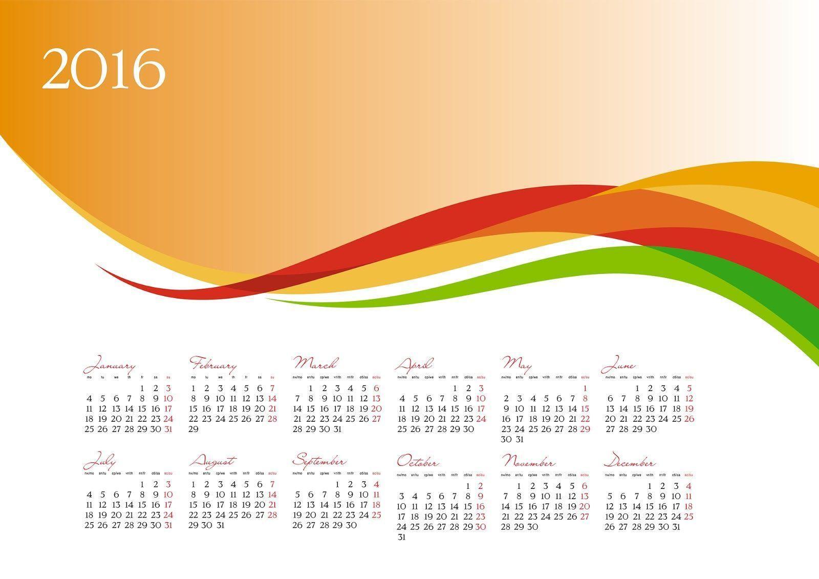 2017 desktop wallpaper calendar