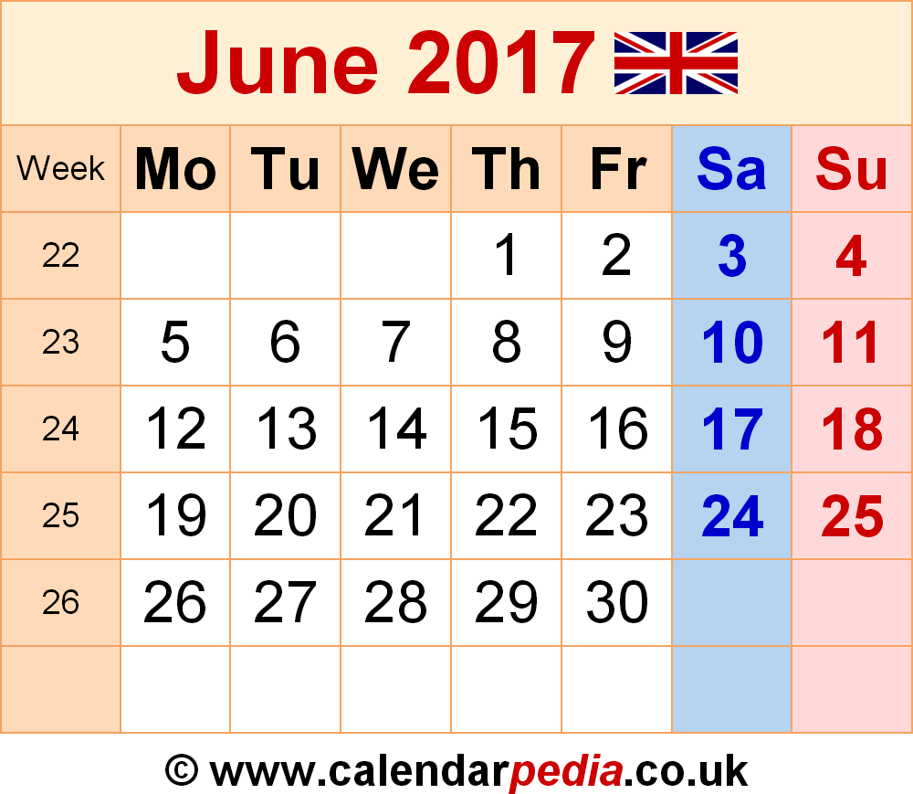 Calendar Desktop. Blank Calendar Of August 2017