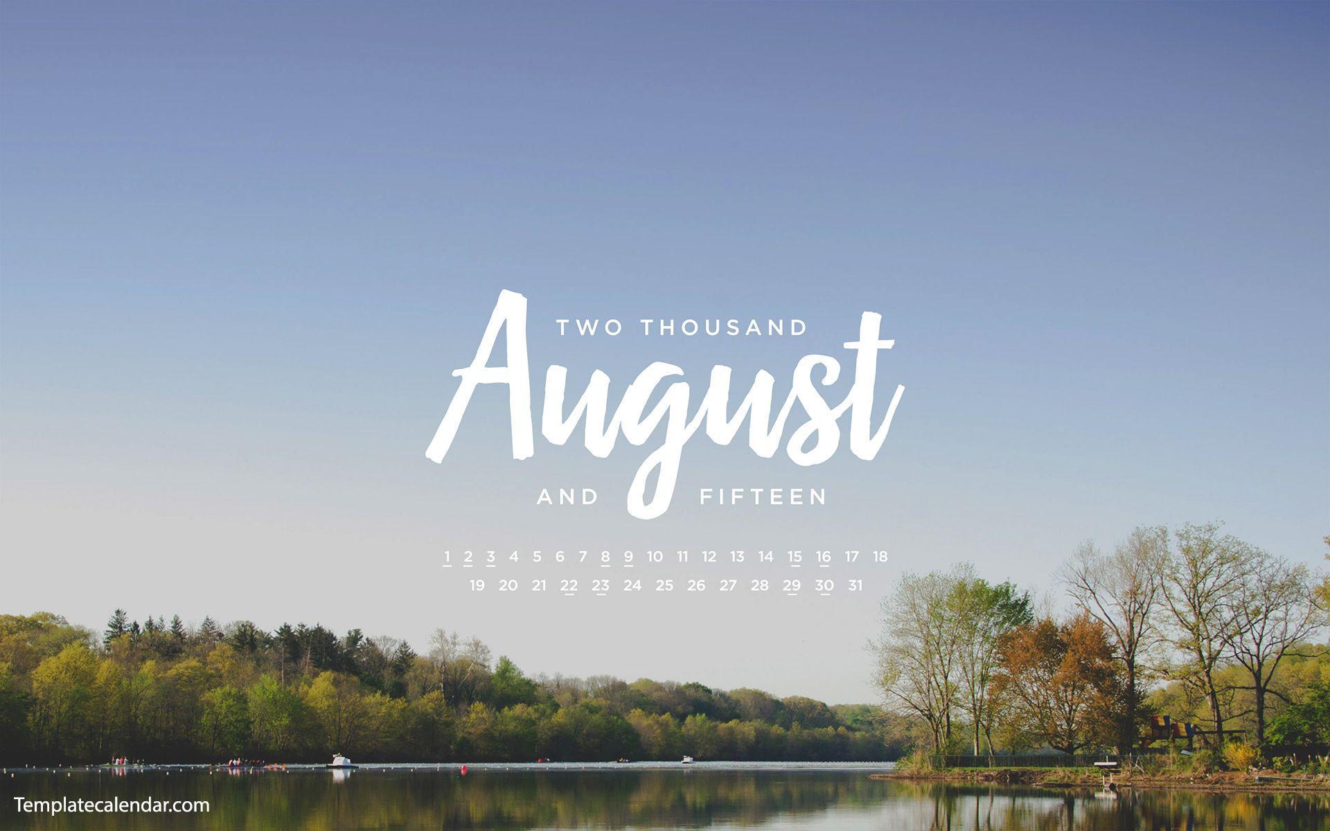 August 2016 Wallpaper With Calendar Monthly Calendar