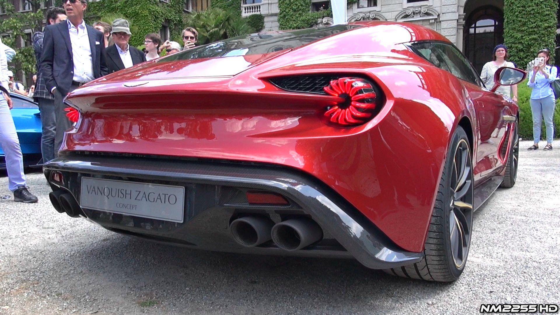 Aston Martin Vanquish Zagato concept debuts at Villa d&;Este