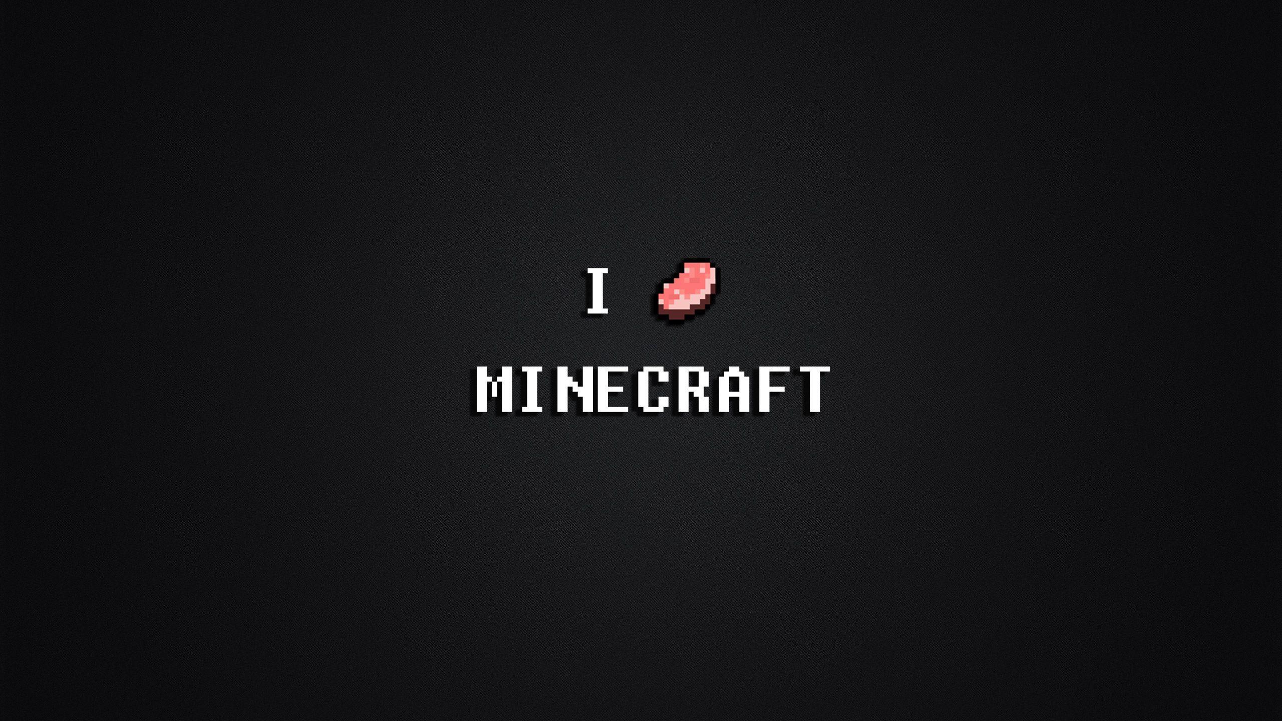 Pixels, I Love, Minecraft, Minecraft Wallpaper