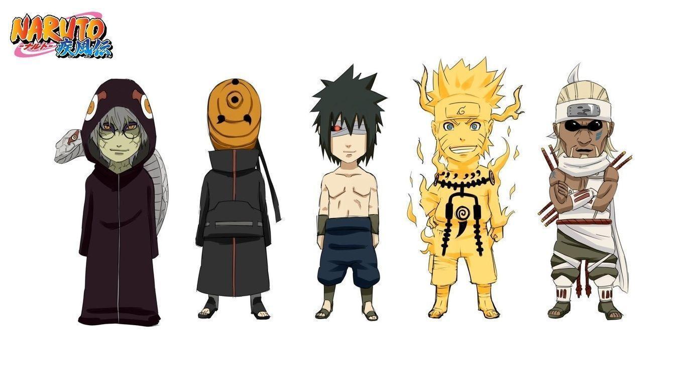 Anime, Killer Bee, Naruto, Kabuto, Sasuke, Naruto